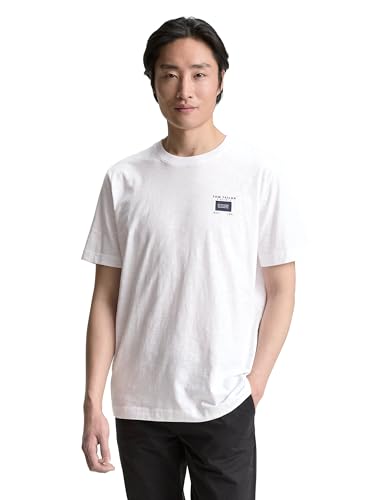 TOM TAILOR Maglietta da Uomo, 20000 - Bianco., L - Amazon Italie à 5.23€