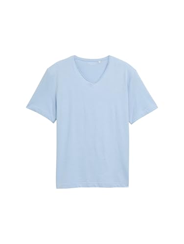 TOM TAILOR Maglietta da Uomo, 21068 - Light Powder Blue, S - Maison & Cuisine Amazon Italie à 4.62€