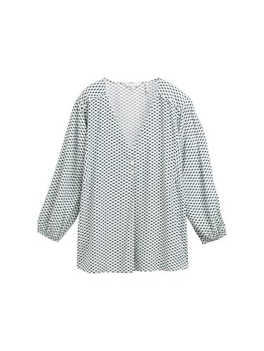 TOM TAILOR Camicetta Donna, 38005 - Tile Green White... - Amazon Italy à 9.43€