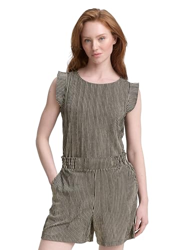 TOM TAILOR Denim 1041451 Camiseta, 37995-Black Beige... - Amazon Espagne à 6.68€