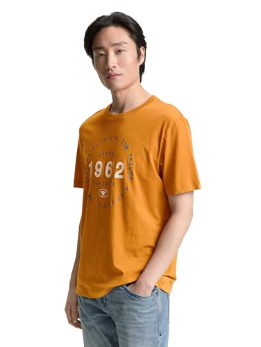 TOM TAILOR Maglietta da Uomo, 10821 - Burro Peanut Brown, L - Amazon Italy à 6.61€