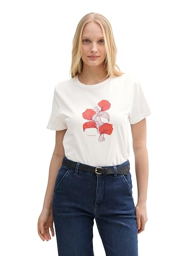 TOM TAILOR 1045534 - Maglietta da Donna, 12099 - off White... - Amazon Italy à 6.40€