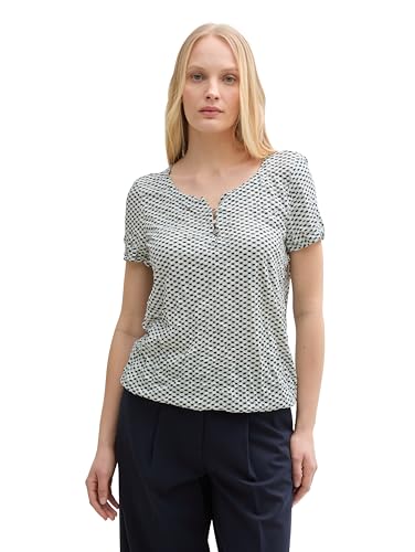 TOM TAILOR Maglietta da Donna Crinkle con Motivo, 38005... - Amazon Italy à 10.81€
