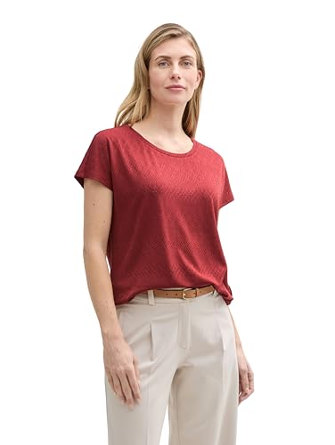 TOM TAILOR Camiseta Ajour de Corte Holgado para Mujer... - Amazon Espagne à 6.42€