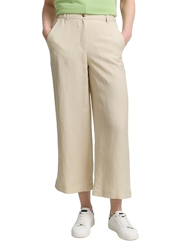 TOM TAILOR 1046507 Pantalones Culotte, 37762-Champagne, 42W... - Home & Kitchen Amazon Spain à 13.55€