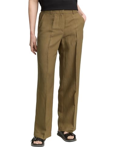 TOM TAILOR 1045768 Lea Wide Pantaloni, 15664-Nutria Olive... - Maison & Cuisine en promo à 13.12€
