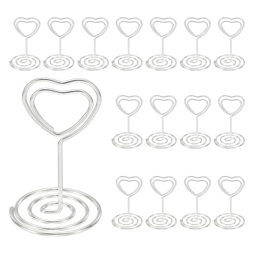 PATIKIL 2" Table Number Holders, 16 Pcs Heart Shape Place... - High-Tech & Électronique en promo à 6.69€