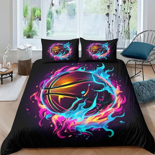 KOABERUVN 3D, Imprimé Basketball Literie en Microfibre... - Sports & Fitness Amazon France à 27.65€