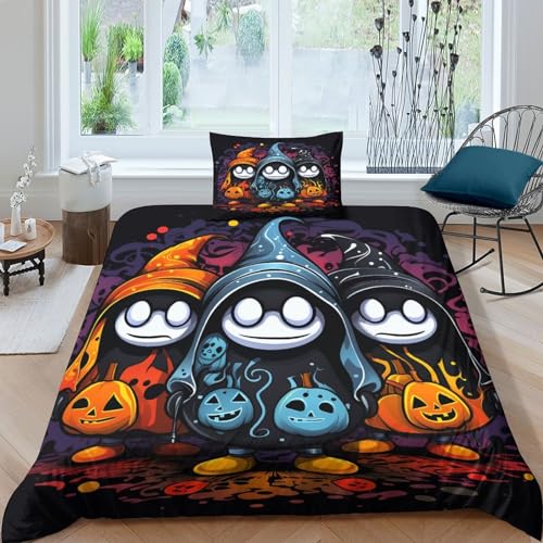 KOABERUVN 3D, Imprimé Halloween Le fantôme Ensemble De... - Maison & Cuisine Amazon France à 23.69€