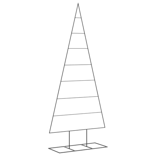 vidaXL Arbre de Noël en métal pour décoration Noir 180 cm... - Maison & Cuisine Amazon France à 50.99€