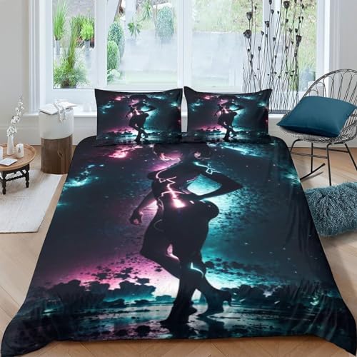 KOABERUVN Imprimé 3D L'obscurité Ensemble De Literie avec... - Maison & Cuisine Amazon France à 27.65€