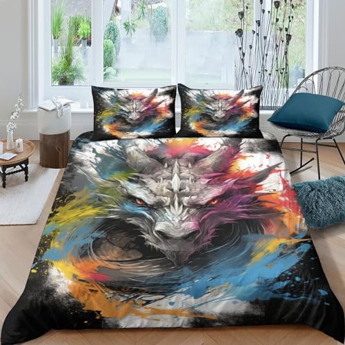 3D, Imprimé Art Le Dragon Literie en Microfibre Super Douce... - Maison & Cuisine Amazon France à 27.65€