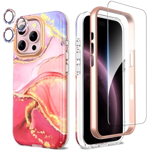 SHEDEER für iPhone 16 Pro Hülle mit Glitzer Kameraschutz +... - High-Tech & Électronique Amazon Allemagne à 9.00€