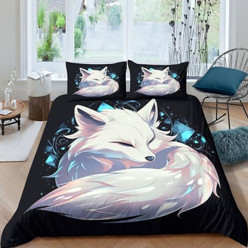 KOABERUVN 3D, Imprimé Le Renard Literie en Microfibre Super... - Maison & Cuisine Amazon France à 24.99€