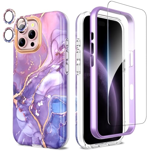SHEDEER Funda para iPhone 16 Pro MAX con Protector Pantalla... - High-Tech & Électronique Amazon Espagne à 12.77€