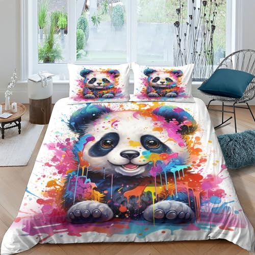 KOABERUVN 3D, Imprimé Panda Parure De Lit Microfibre Super... - Maison & Cuisine Amazon France à 27.65€