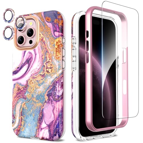 SHEDEER für iPhone 16 Pro Max Hülle mit Glitzer... en promo sur Amazon