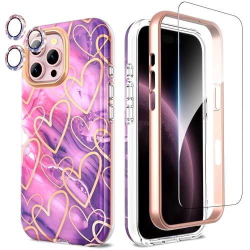 SHEDEER Funda para iPhone 16 Pro MAX con Protector Pantalla... - High-Tech & Électronique Amazon Espagne à 6.66€