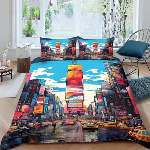 KOABERUVN 3D, Imprimé Place d'Eames Parure De Lit... - Maison & Cuisine Amazon France à 24.99€