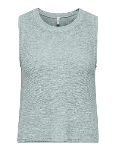 ONLY Onlsunny KNT Nca Débardeur à col Rond, Gris Brumeux, XS en promo à 11,09€ (-50%) sur Amazon FR