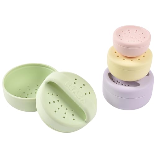 BÉABA, Lot 4 Jouets de Bain Silicone, Empilables, Gigognes... - Jouets & Jeux Amazon France à 14.15€