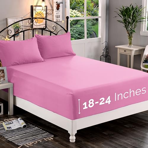 Elegant Comfort Sábana Bajera ultrasuave, 1500 Hilos... - Maison & Cuisine Amazon Espagne à 55.06€