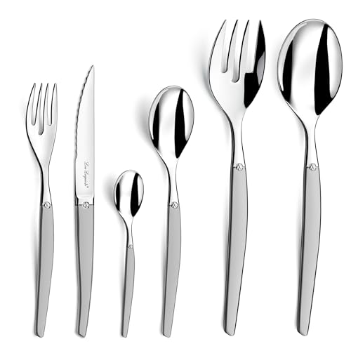 LOU LAGUIOLE - Ménagère 50 couverts de table pour 12... - Maison & Cuisine Amazon France à 99.99€