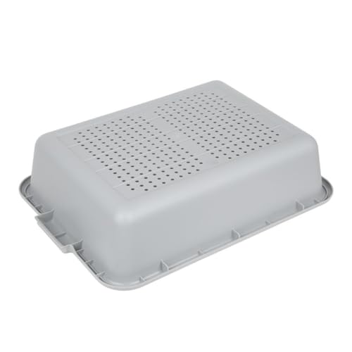 Vogue EDLP Plastic Perforated Storage Box Grey - Square... - Home & Kitchen Amazon UK à 5.63€