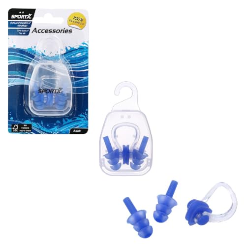SportX Clip nasal para adultos y tapones para los oídos 2... - Sports & Fitness Amazon Espagne à 11.03€