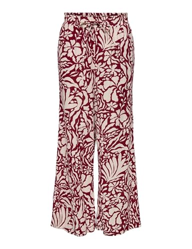 ONLY Onlkaleen Life Hw Pull-Up Pant WVN, Red (red Dahlia)... - Maison & Cuisine Amazon Royaume-Uni à 8.82€
