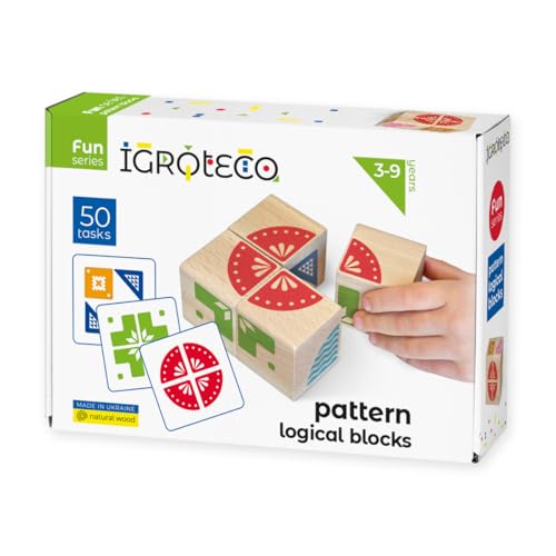 Igroteco® Dados Lógicos de Madera para Niños a Partir de 3... - Jouets & Jeux Amazon Espagne à 20.46€