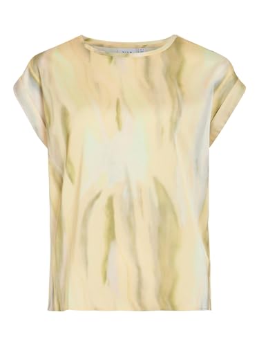 Vila Female Oberteil mit kurzen Ärmeln VIELLETTE Rundhals - Bon plan à 7.98€