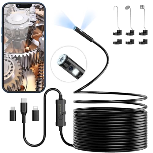Camera Endoscopique Double Objectif 1920P HD, Camera... - High-Tech & Électronique Amazon France à 35.22€