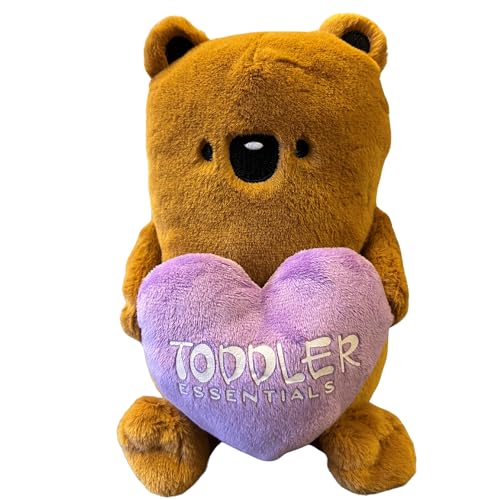 Toddler Essentials Vincent the Bear, Plush Bear with Purple... - Jouets & Jeux Amazon Royaume-Uni à 6.17€
