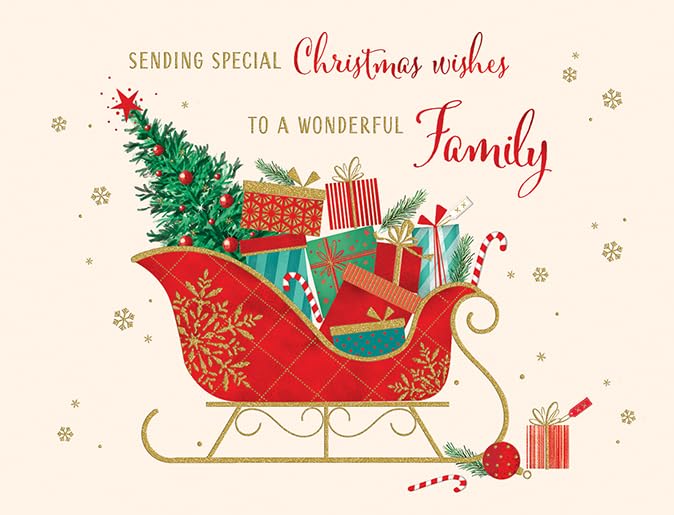 Piccadilly Greetings Christmas Card Traditional For a... - Auto & Moto Amazon Royaume-Uni à 1.73€