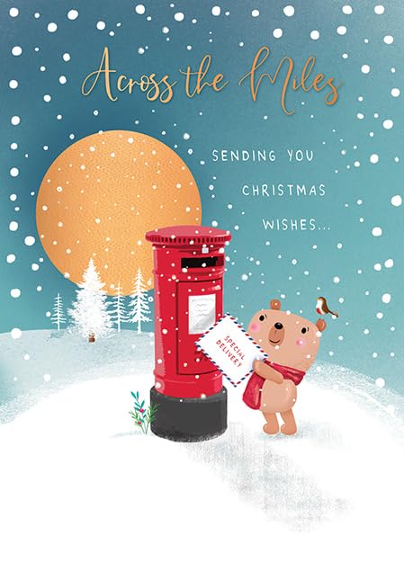 Christmas Card Across The Miles Open Card - 7 x 5 inches... - Auto & Motorcycle Amazon UK à 1.40€