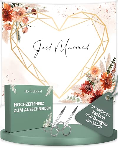 Hochzeitsheld® - Corazón de boda para cortar, incluye 2... - Jouets & Jeux Amazon Espagne à 11.13€
