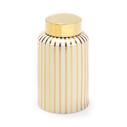TIBOR 16X16X27 CERAMICA BLANCO/DORADO - High-Tech & Électronique Amazon Allemagne à 33.50€