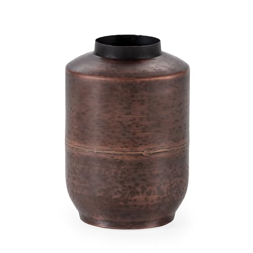 JARRON 23X23X32 METAL COBRE ENVEJECIDO - Amazon Germany à 13.08€