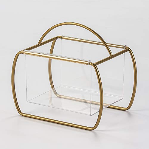 REVISTERO 42X29X38 ACRILICO TRANSPARENTE/METAL DORADO - Bricolage & Outils Amazon Allemagne à 97.46€
