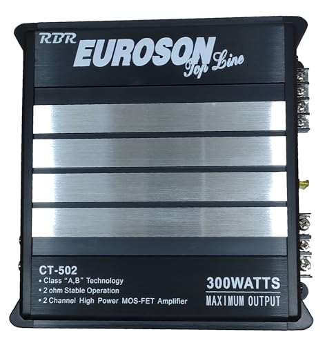 RBR Amplificador de Audio para automóvil Euroson... - Deal Amazon à 26.30€