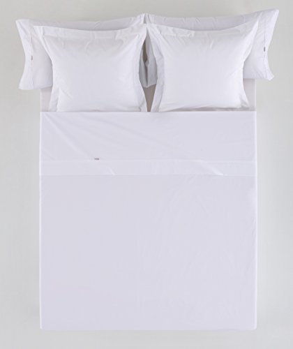 SABANA ENCIMERA de satén, color blanco Cama de 180 100%... - High-Tech & Électronique Amazon Italie à 18.55€