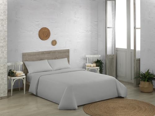 Funda nórdica de algodón orgánico color perla. Cama de... - Maison & Cuisine Amazon Allemagne à 23.72€