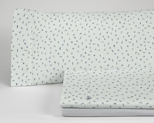 Juego de sábanas Iber color azul. Cama de 150 cm. 3 piezas - Jouets & Jeux Amazon Italie à 17.97€