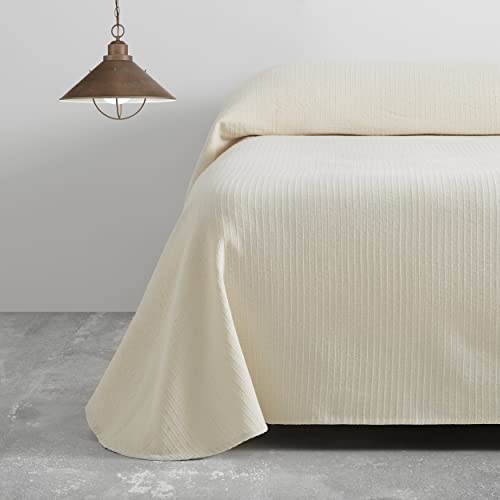 Colcha/Cubrecama de algodón reciclado Bali color Crema para... - Amazon Germany à 14.38€