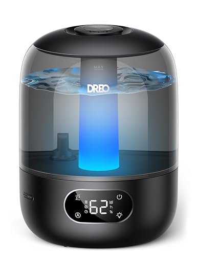Dreo Humidifier for Bedroom with Sensor, 26dB Quiet Cool... - Maison & Cuisine en promo à 34.99€