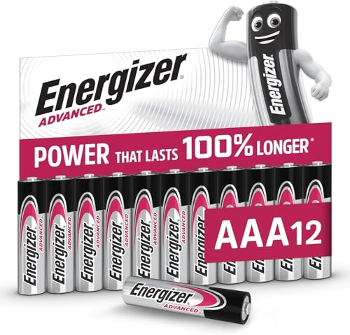 Energizer Advanced - AAA Batteries (12 Pack) - Triple A... - Sports & Fitness Amazon UK à 5.00€