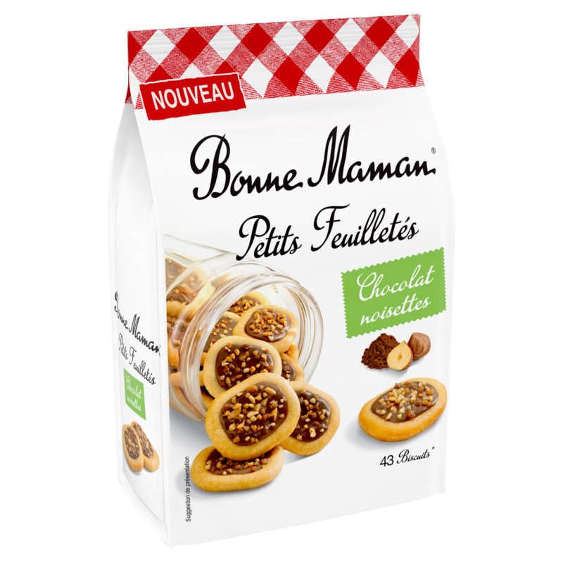 Bonne Maman - Petits Feuilletés - Chocolat Noisettes... en promo à 2,61€ (-87%) sur Amazon FR