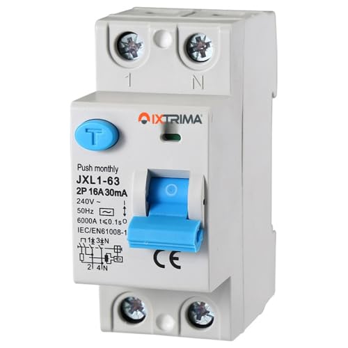 Interruttore Differenziale Puro 16A 2 poli 2P 220V 6kA 30mA... - Bon plan à 19.79€