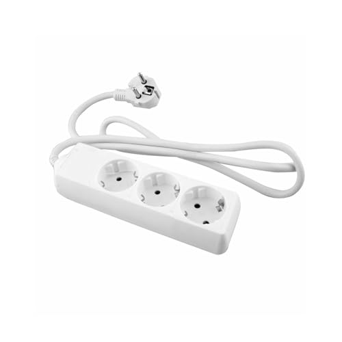 Weiße Basis – Steckdosenleiste mit 3 Steckdosen, ideal zum... - High-Tech & Électronique Amazon Allemagne à 26.34€